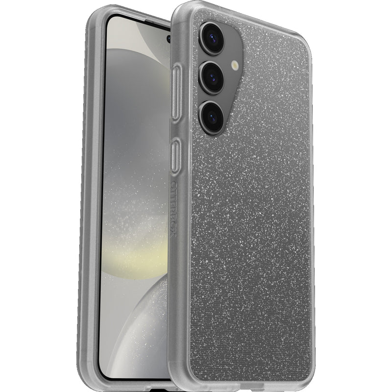 OtterBox React Samsung Galaxy S24 5G (6.2') Case Stardust(Clear Glitter) - (77-94661),DROP+ Military Standard, Wireless Charging,7 Years