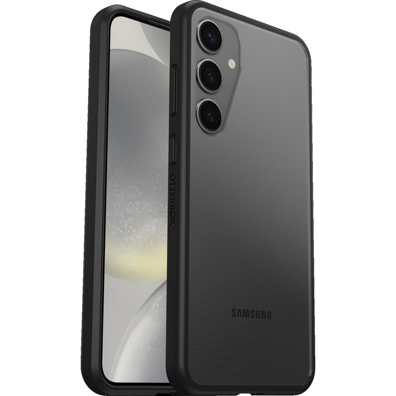 OtterBox React Samsung Galaxy S24+ 5G (6.7') Case Clear/Black - (77-94666),DROP+ Military Standard, Wireless Charging Compatible, 7 Years