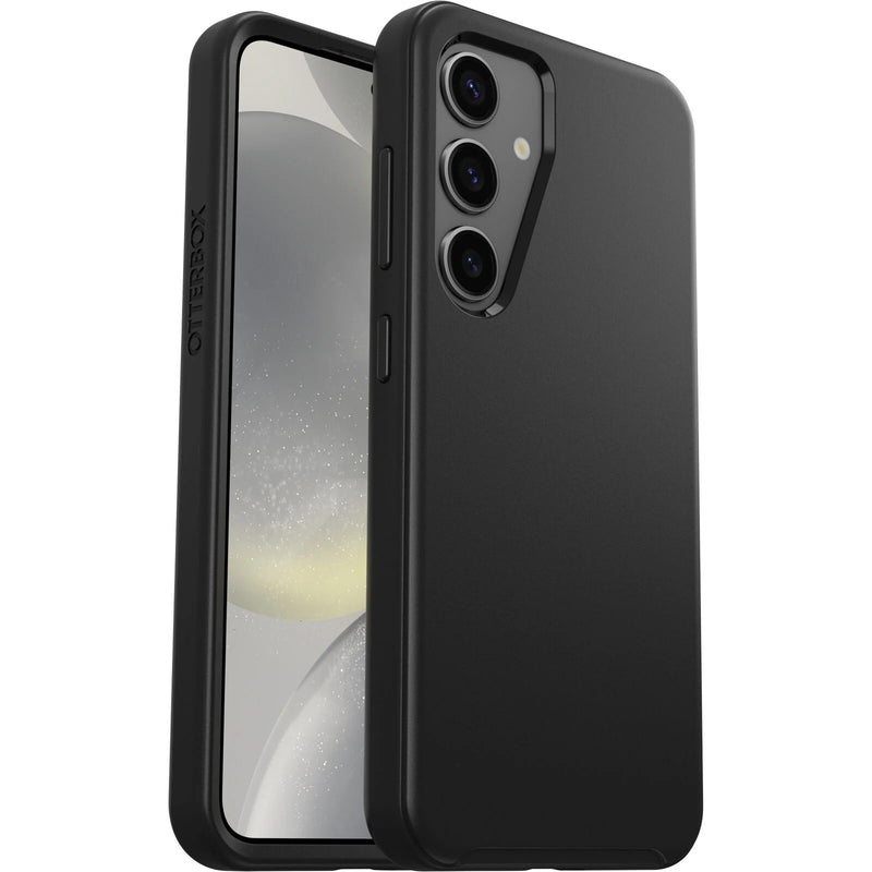 OtterBox Symmetry Samsung Galaxy S24 5G (6.2') Case Black - (77-94531),DROP+ 3X Military Standard, Antimicrobial, Raised Edges, 7