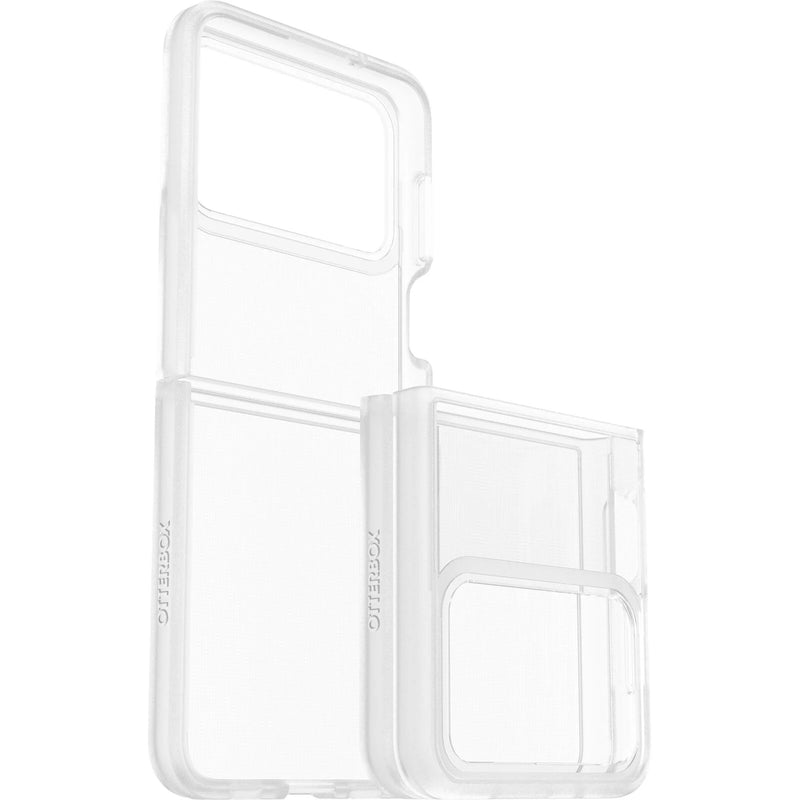 OtterBox Samsung Galaxy Z Flip4 5G (6.7') Thin Flex Series Antimicrobial Case - Clear (77-90477), Military Standard Drop Protection, 7 Years