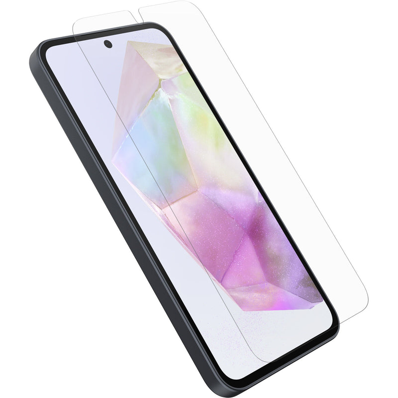 OtterBox Glass Samsung Galaxy A35 5G (6.6') Screen Protector Clear - (77-95478), Drop Protection, Anti-Scratch, Flawless Touch, 2
