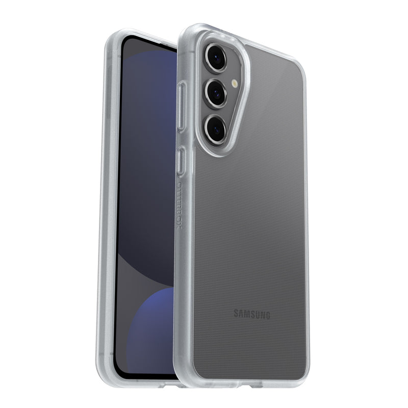 OtterBox React Samsung Galaxy S24 FE 5G (6.7') Case Clear - (77-97082), Antimicrobial, DROP+ Military Standard, Hard Case,Soft Grip, 7 Years