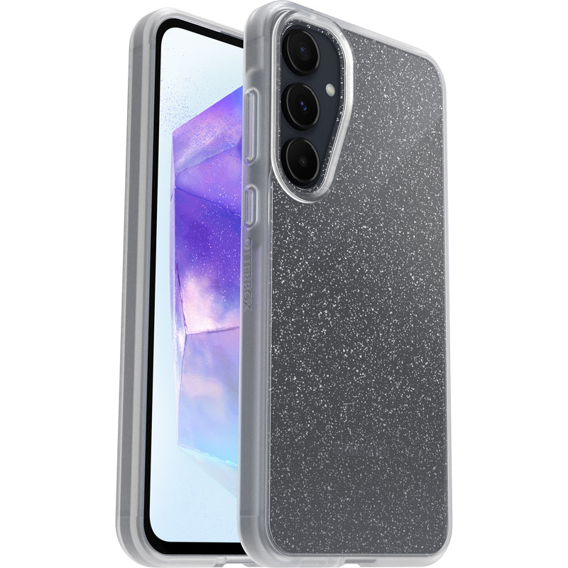 OtterBox React Samsung Galaxy A55 5G (6.6') Case Stardust - (77-95411),Antimicrobial,DROP+ Military Standard,Raised Edges,7 Years