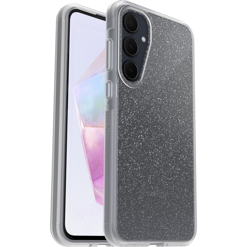 OtterBox React Samsung Galaxy A35 5G (6.6') Case Stardust - (77-95395), Antimicrobial, DROP+ Military Standard,Raised Edges, 7 Years