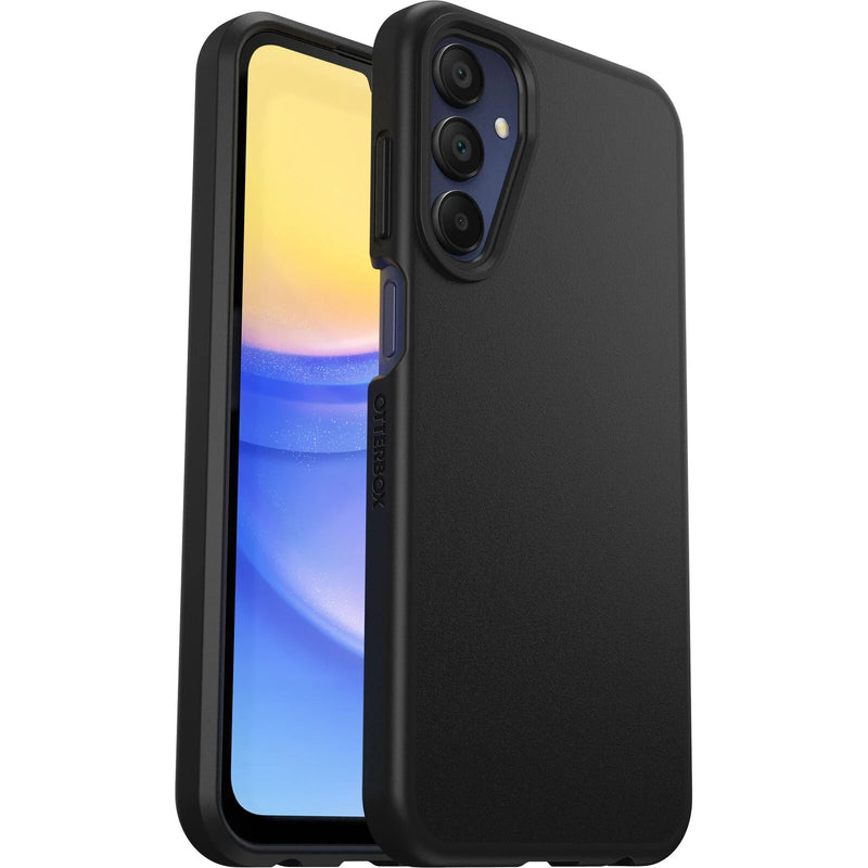 OtterBox React Samsung Galaxy A15 5G (6.5') Case -Black(77-95194),DROP+ Military Standard, Wireless Charging Compatible, 7 Years