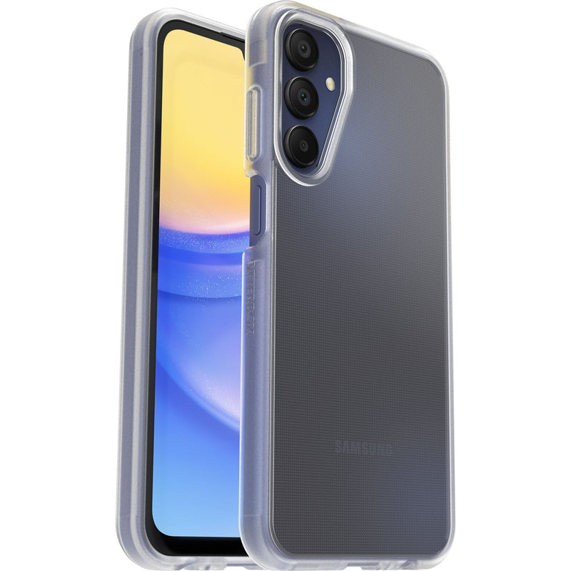 OtterBox React Samsung Galaxy A15 5G (6.5') Case - Clear (77-95198),Antimicrobial,DROP+ Military Standard,Raised Edges,7 Years