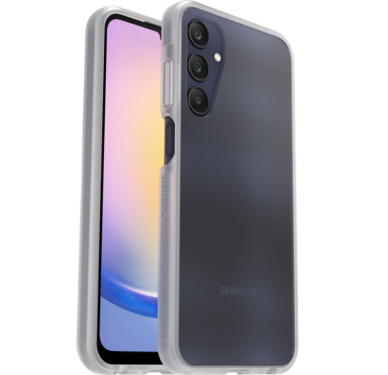 OtterBox React Samsung Galaxy A25 5G (6.5') Case - Clear (77-94110), DROP+ Military Standard, Wireless Charging Compatible, 7