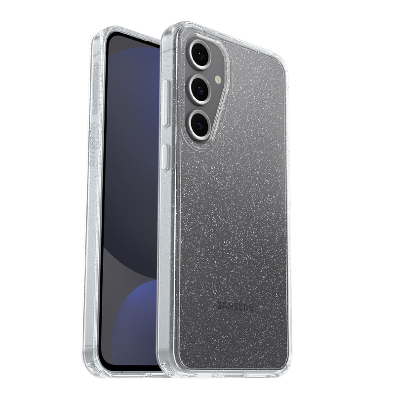 OtterBox Symmetry Clear Samsung Galaxy S24 FE 5G (6.7') Case Stardust Clear - (77-97079), Antimicrobial, DROP+ 3X Military Standard, 7 Years