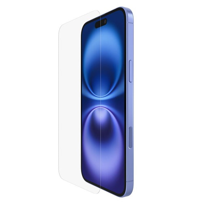 Belkin ScreenForce UltraGlass 2 Treated Screen Protector for Apple iPhone 16 Plus/iPhone 15 Plus/iPhone 14 Pro Max - Clear (OVA132zz),2
