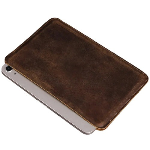 USP Leather Sleeve Apple iPad Mini (7.9') (5th/4th/3rd/2nd/1sth Gen) / iPad Mini (8.3') (6th Gen) Case Brown - 5