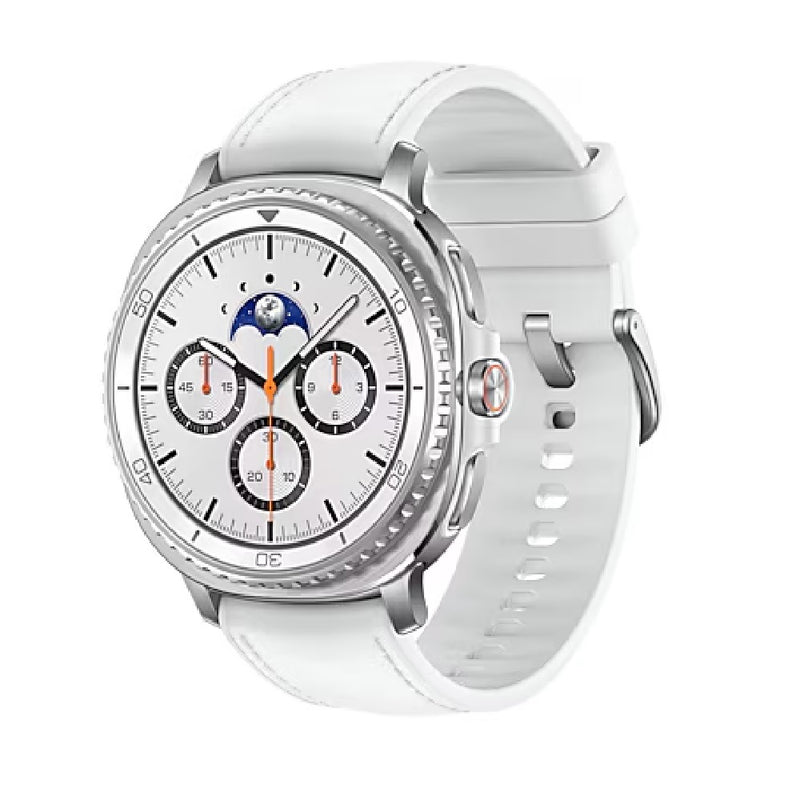Samsung Galaxy Watch8 Classic Bluetooth + 4G (46mm) - White(SM-L505FZWAXSA), 1.3',Super AMOLED,1.6GHz,2GB/64GB,Bluetooth v5.3,445mAh,2