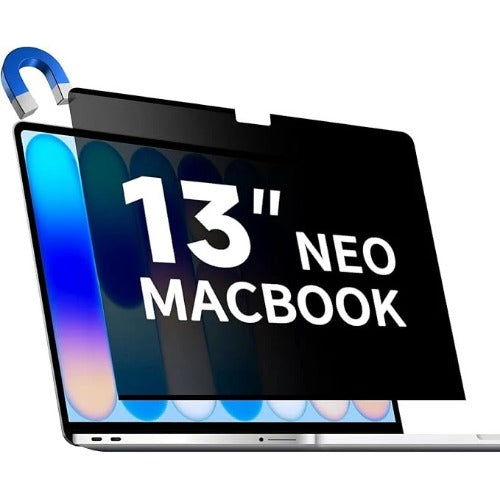 USP Apple MacBook Neo (13') (A18 Pro) Magnetic Removable Privacy Screen Protector - Matte Anti-Glare Coating,5