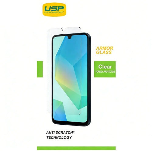 USP Samsung Galaxy A37 5G / Galaxy S24 FE 5G (6.7') Armor Glass Screen Protector - 9H Hardness, Scratch-Resistance, 5