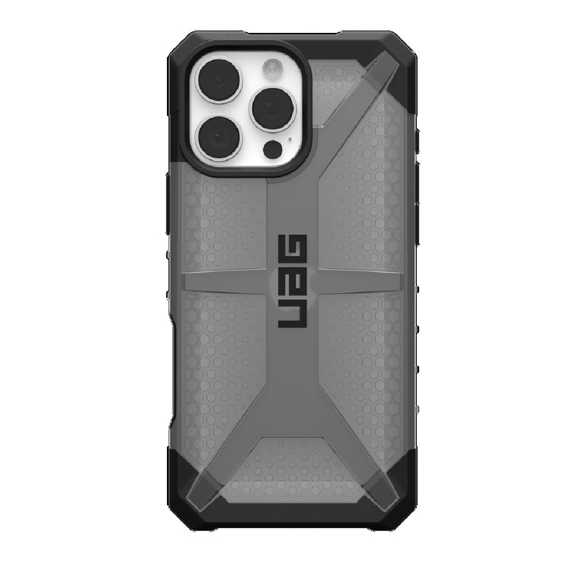 UAG Plasma Apple iPhone 16 Pro Max (6.9') Rugged Case - Ash (114478113131), 16ft. Drop Protection (4.8M), Raised Screen Surround, 10