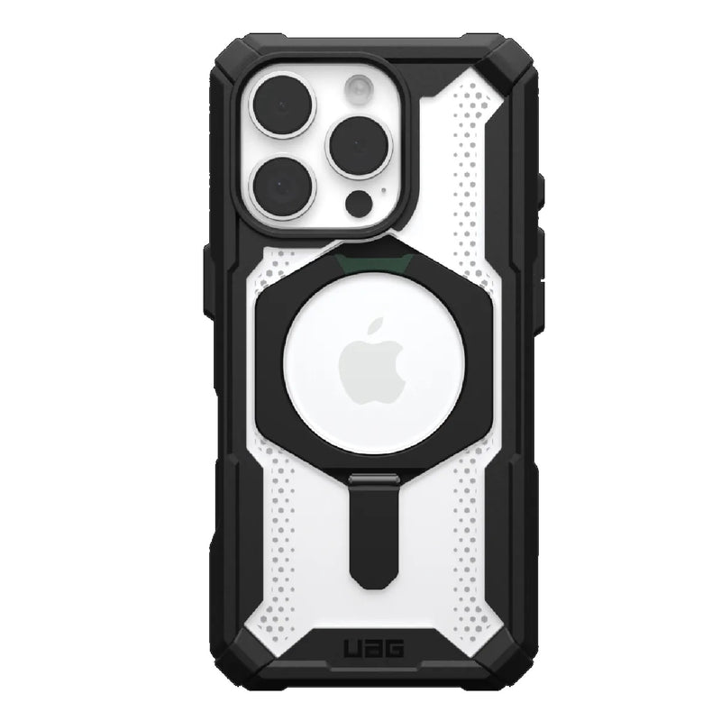 UAG Plasma XTE MagSafe Apple iPhone 16 Pro (6.3') Rugged Case - Black/Clear (11447411404G), 20ft. Drop Protection (4.8M), 1 Year