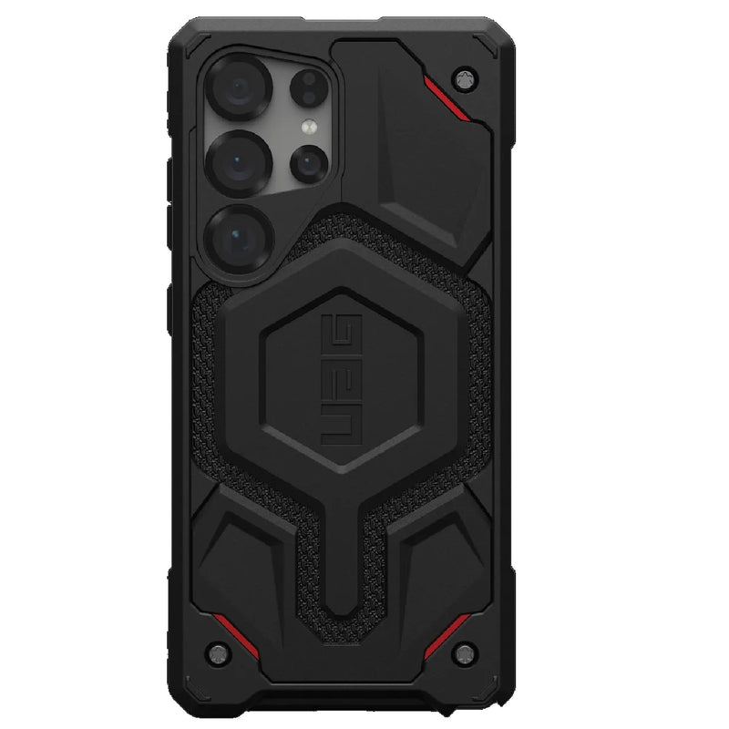 UAG Monarch Pro Samsung Galaxy S25 Ultra 5G (6.9') Rugged Case - Kevlar Black (214461113940), 25ft. Drop Protection (7.6M), 10 Years Warranty