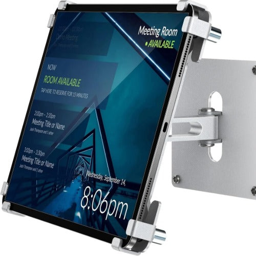USP Universal Anti-Theft iPad & Tablet Wall Mount - Silver, 360° Rotation, Firts 9.7' to 13',Perfect for iPad & Galaxy Tab, 5