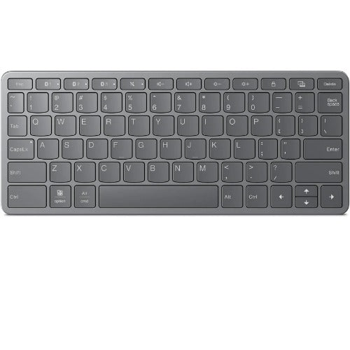 Lenovo Multi-Device Wireless Keyboard - (ZG38C05811), Connect upto 3 devices, Convenient & Comfort typing, Flexible connectivity, 1 Year