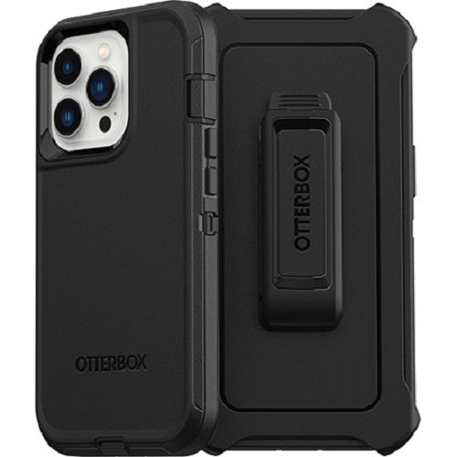 OtterBox Defender Apple iPhone 13 Pro Case Black - (77-83422), DROP+ 4X Military Standard, Multi-Layer, Included Holster, Rugged,7 Years