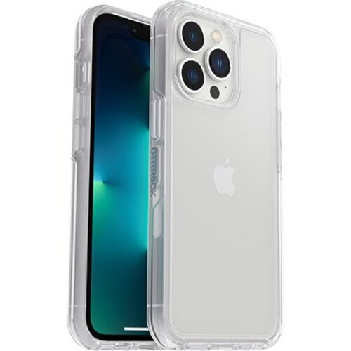 OtterBox Symmetry Clear Apple iPhone 13 Pro Case Clear - (77-83490), Antimicrobial, DROP+ 3X Military Standard, Raised Edges, 7 Years