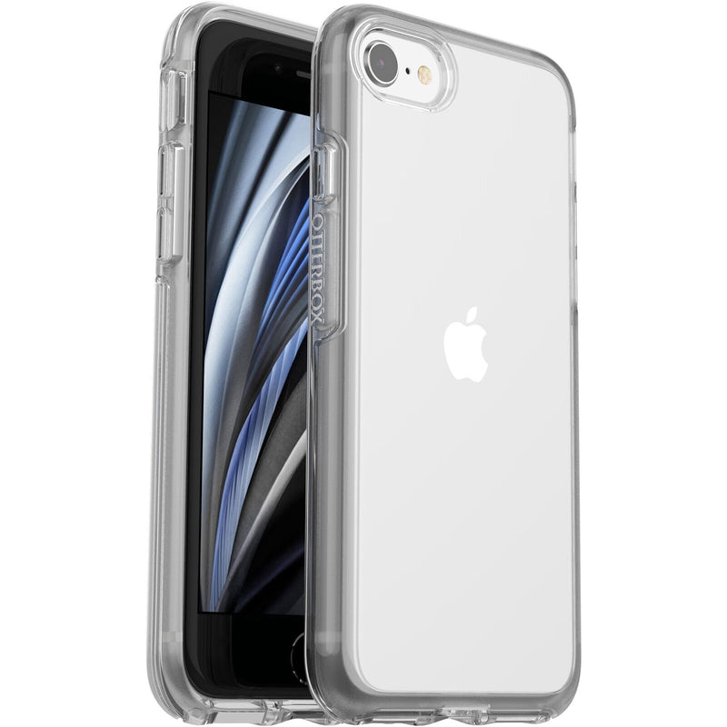 OtterBox Symmetry Clear Apple iPhone SE (3rd & 2nd Gen) and iPhone 8/7 Case Clear - (77-56719),DROP+ 3X Military Standard,Ultra-Sleek,7