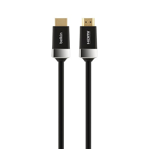 Belkin Advanced Series High Speed w/Ethernet HDMI Cable 4K/Ultra HD Compatible (1M) - Black (AV10050bt1M), 18Gbps Bandwidth, 2 Years Warranty