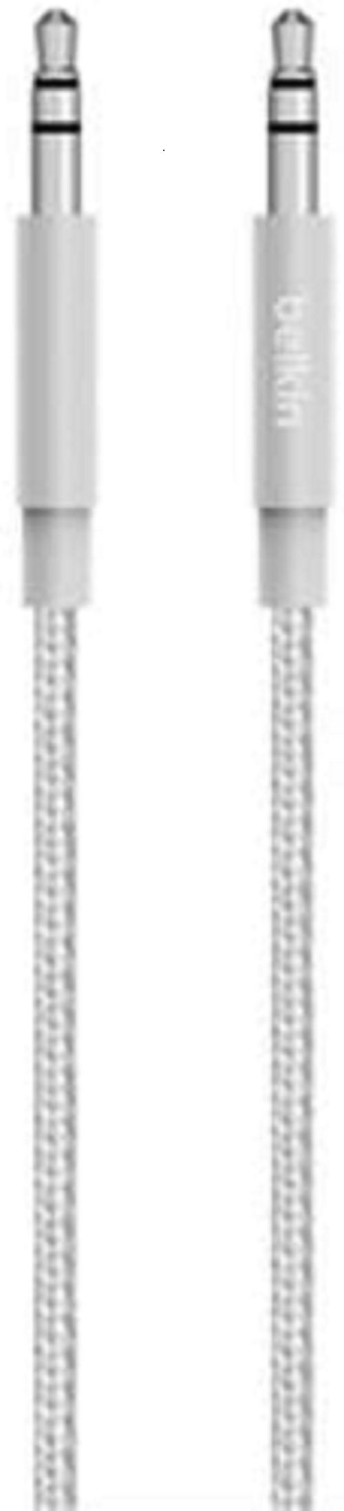 Belkin MIXIT Metallic AUX Cable (1.2M) - Silver (AV10164bt04-SLV), Versatile, Sleek & Stylish, Durable, Easy to Carry, 2