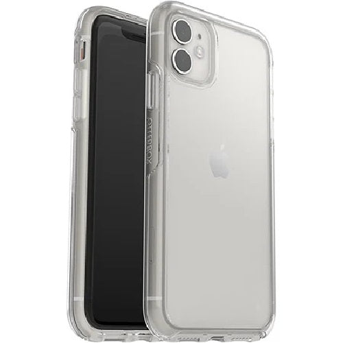 OtterBox Symmetry Clear Apple iPhone 11 Case Clear - (77-62474), DROP+ 3X Military Standard, Raised Edges, Ultra-Sleek, 7