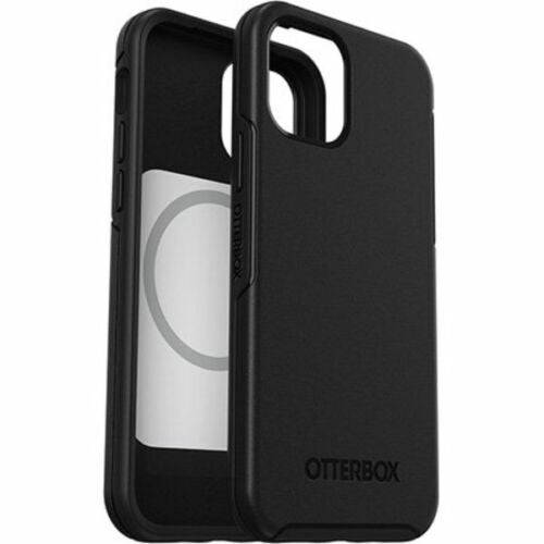 OtterBox Symmetry+ MagSafe Apple iPhone 12 Pro Max Case Black - (77-80139), Antimicrobial, DROP+ 3X Military Standard, 7 Years