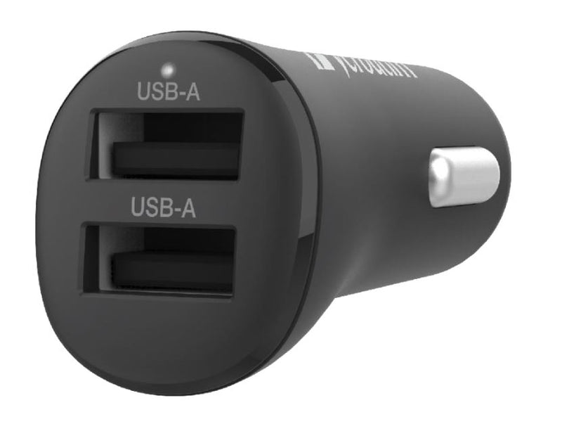 (LS)Verbatim Car Charger - Dual Port 3.4A - Black