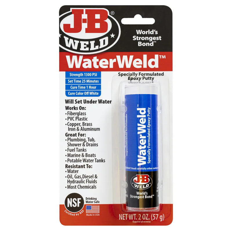 JB Weld Waterweld Epoxy Putty 57G