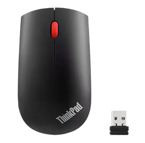LENOVO ThinkPad Essentials Compact Wireless Mouse 2.4 GHz Wireless via Nano USB 1200 DPI Optical sensor Supported PC with USB port 1 Year
