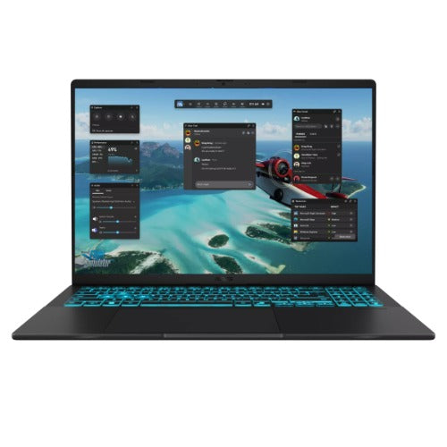 ASUS VivoBook V16 16' WUXGA Notebook Intel Core 7 240H DDR5 16GB 1TB RTX 5050 8GB GDDR7 Black Win 11 Pro 1.95kg 1Y