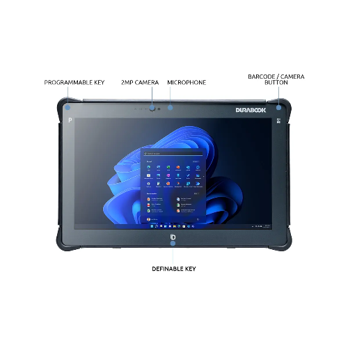 DURABOOK R11, 11.6' FHD, IntelÂ® Coreâ„¢ i5-1235U, Windows 11, 8GB RAM, 256GB PCIe SSD,Wi-Fi 6E, Bluetooth v5.3, 2MP Front Camera, 3 year