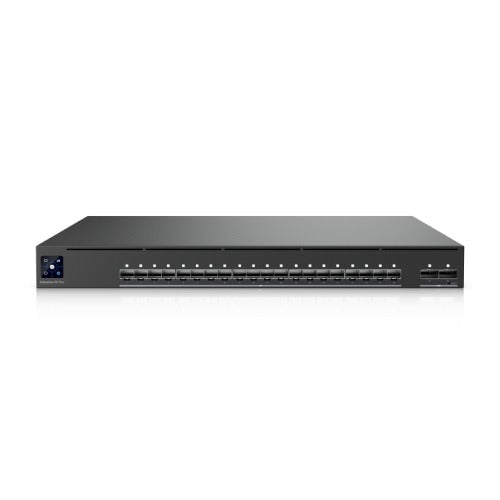 Ubiquiti Enterprise Audio/Video Fiber, Enterprise Audio/Video Switch(20) 10G SFP+(2)100G QSFP28 Uplinks.Supports PTP, SMPTE ST 2110 *Require Deal Reg*