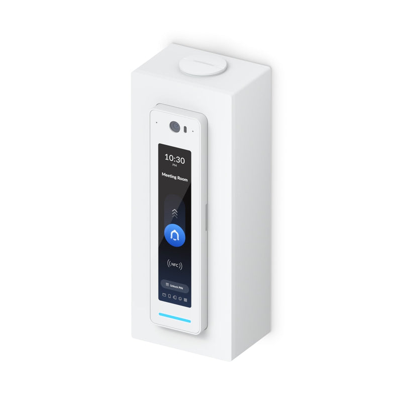 Ubiquiti Reader Pro Junction Box,White,For UniFi Professional Access Readers&Doorbells,Sup Flat Surface Mounting & Attachment to 3/4' Coduit