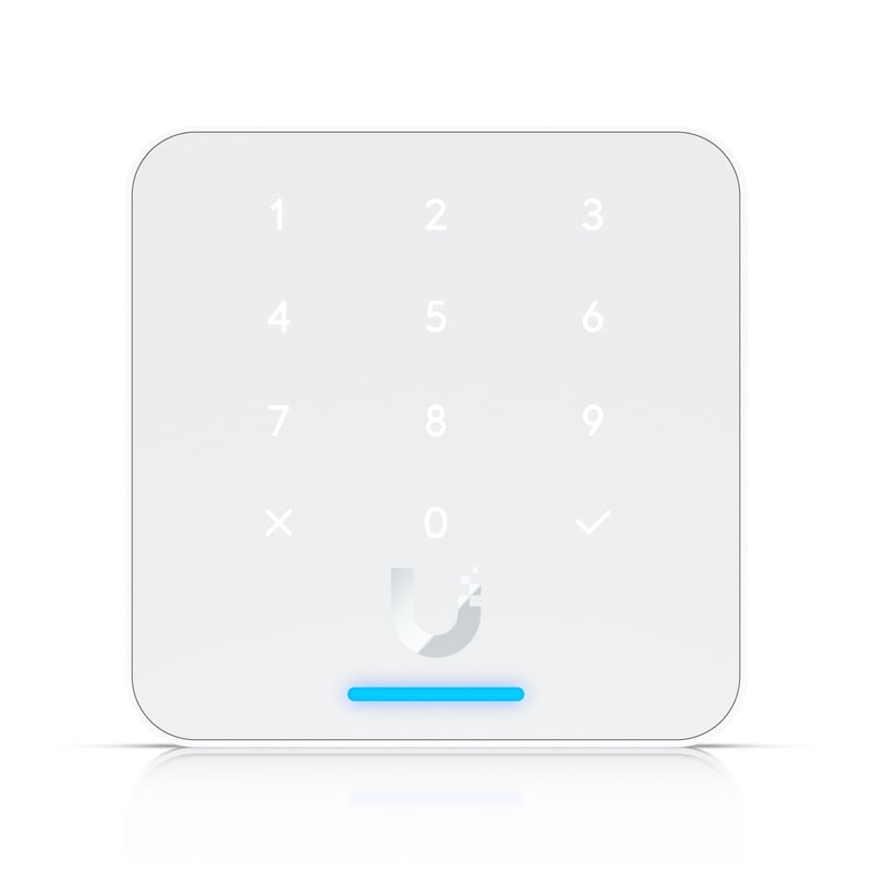 Ubiquit Reader Flex, White ,Third-generation NFC Card Reader With A Keypad & Apple Touch Pass Support, Outdoor IP55, Power via POE
