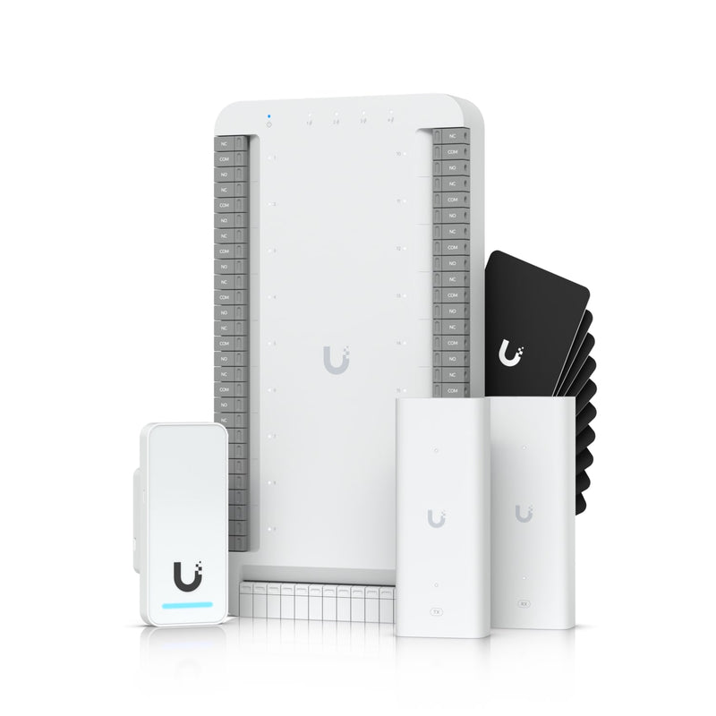Ubiquiti Elevator Starter Kit, PoE++ , Up/Down/Stop/Full/Door Open, Close/5 Car Position,1 Emergency,  Floor Selection Up18 Floors