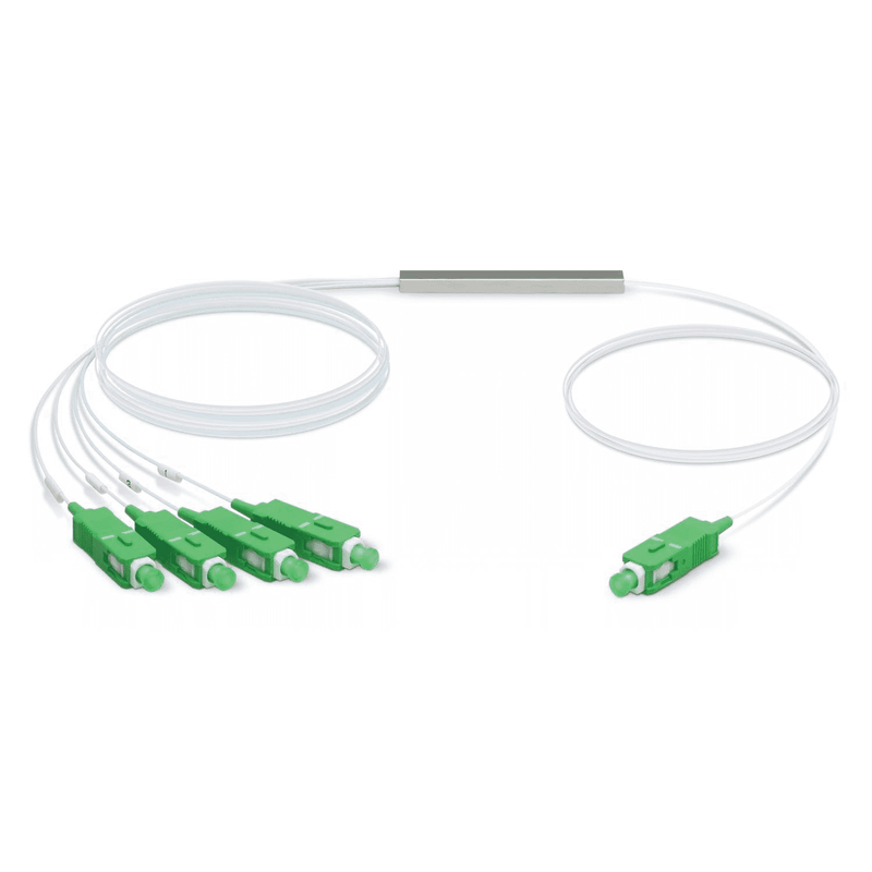 Ubiquiti UFiber Gigabit Passive Optical Network Splitter 1:4, For Use With UFiber OLT Solutions, Terminated With SC/APC Connector,