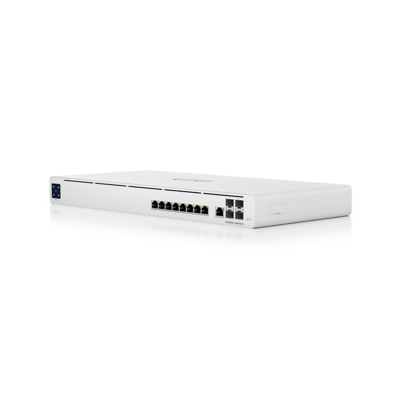 Ubiquiti UISP Router Professional, (9) GbE RJ45 ports, (4) 10G SFP+ ports, Integrated Layer 2 Switch,  Up to 9,500 Mbps NAT Throughput,