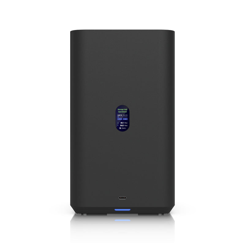 Ubiquiti UNAS 2, Black, UniFi Network Attached Storage (2)3.5' HDD Bays, 2.5 GbE Networking, USB-C Connectivity, PoE++ Adapter, All In Compact Foot.