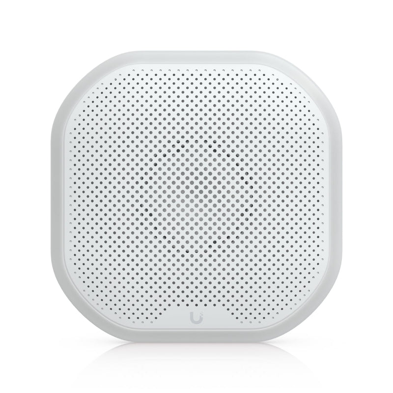Ubiquiti Siren, White, All-weather SuperLink Siren Delivering 110 DB Alarm, Emergency LED Lighting Powered Using Battery, DC Input.