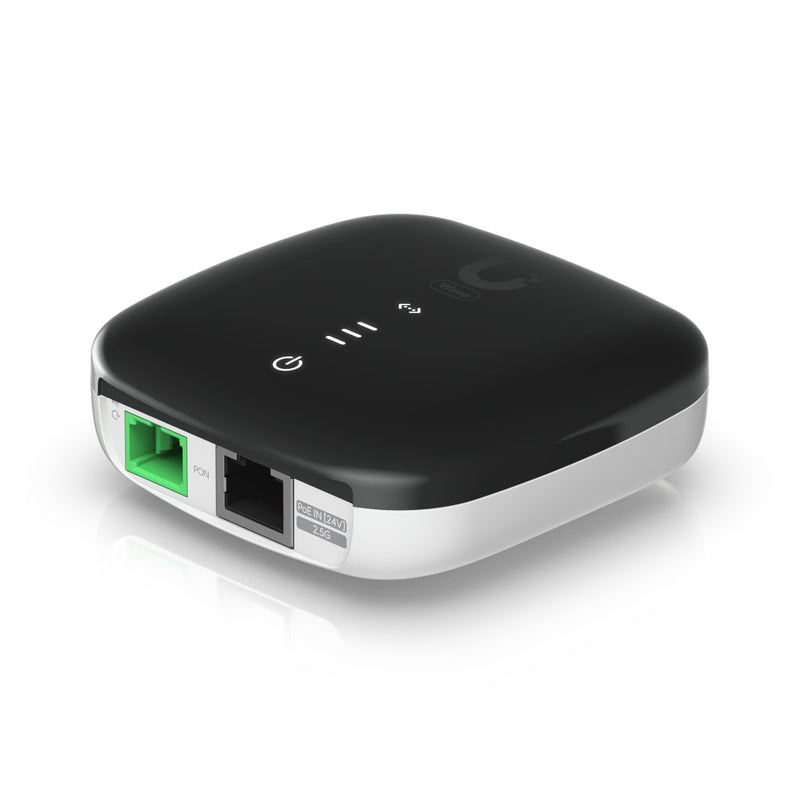 Ubiquiti WaveFiber ONU, A GPON Optical Network Unit With A 2.5 GbE Port, Delivers 1.2 Gbps Uplink / 2.5 Gbps Downlink Speeds At Distances Up To 20