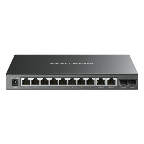 Mercusys MS126CP 24-Port 10/100 Mbps + 2-Port Gigabit Rackmount Switch with 24-Port PoE+
