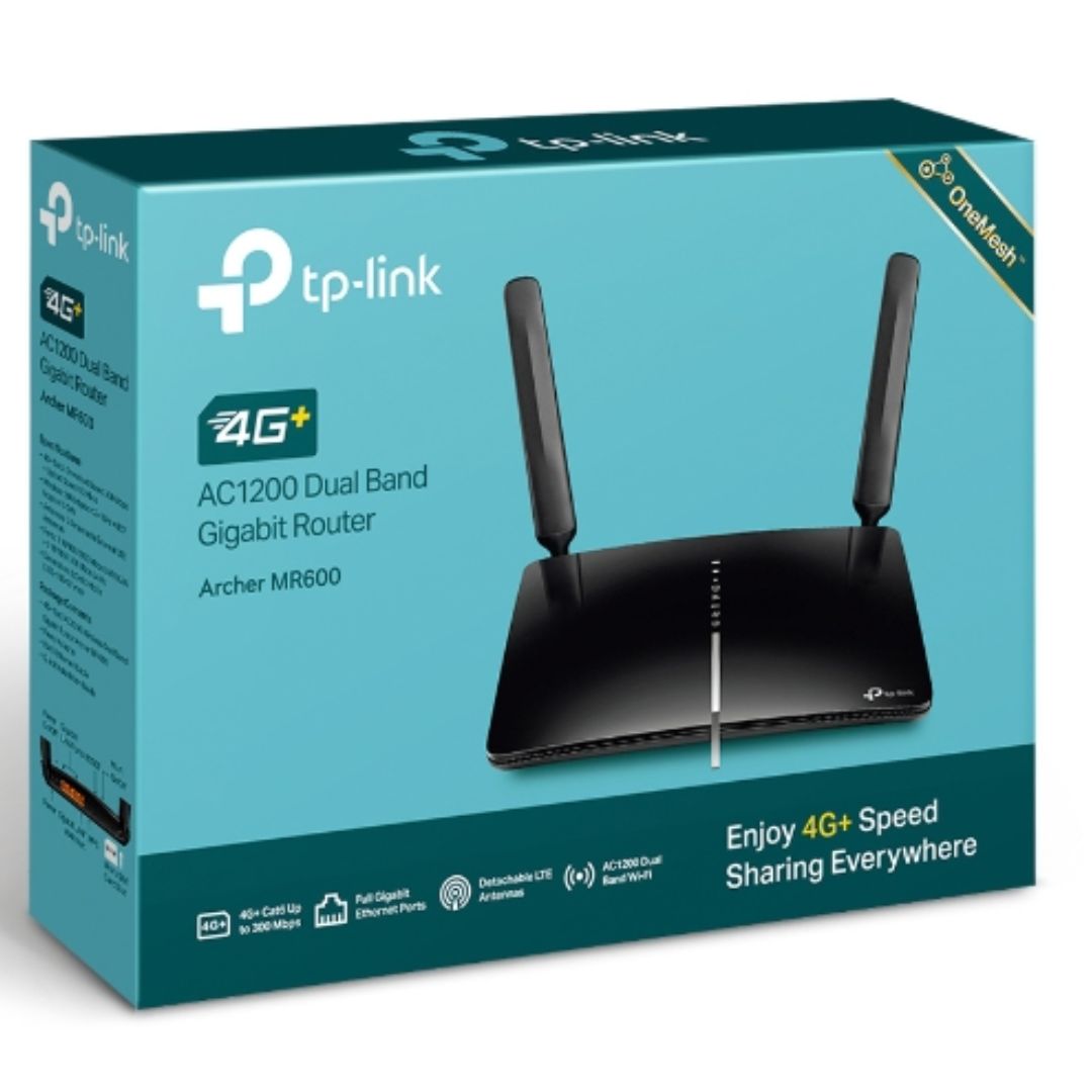 TP-Link Archer MR600 4G+ Cat6 AC1200 Wireless Dual Band Gigabit