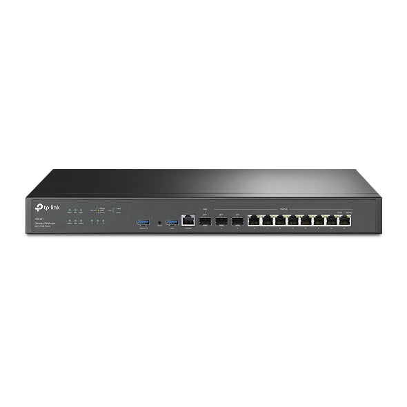 TP-Link ER8411 Omada VPN Router with 10G Ports , 1Ã— 10G SFP+ WAN Port, 1Ã— 10G SFP+ WAN/LAN Port,1Ã— Gigabit SFP WAN/LAN Port, 8Ã— Gigabit RJ45 WAN/LAN P
