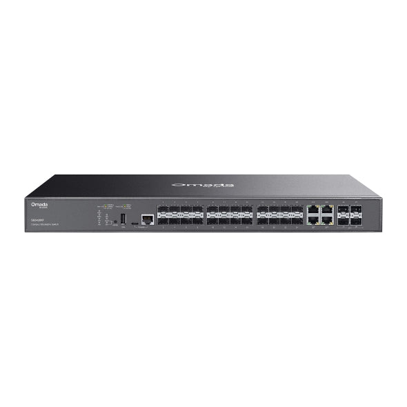 TP-Link SG5428XF Omada Campus 24-Port SFP Stackable Lite L3 Managed Switch with 4Ã— 10G Slots