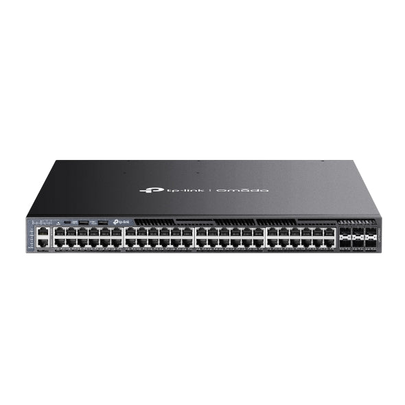 TP-Link SG6654XHP Omada 48-PortGigabit Stackable L3 Managed PoE+ Switch with 6 10GE SFP+ Slot, 48Ã— Gigabit PoE+ RJ45 Ports, 6Ã— 10G SFP+ Slots, RJ45/Ty