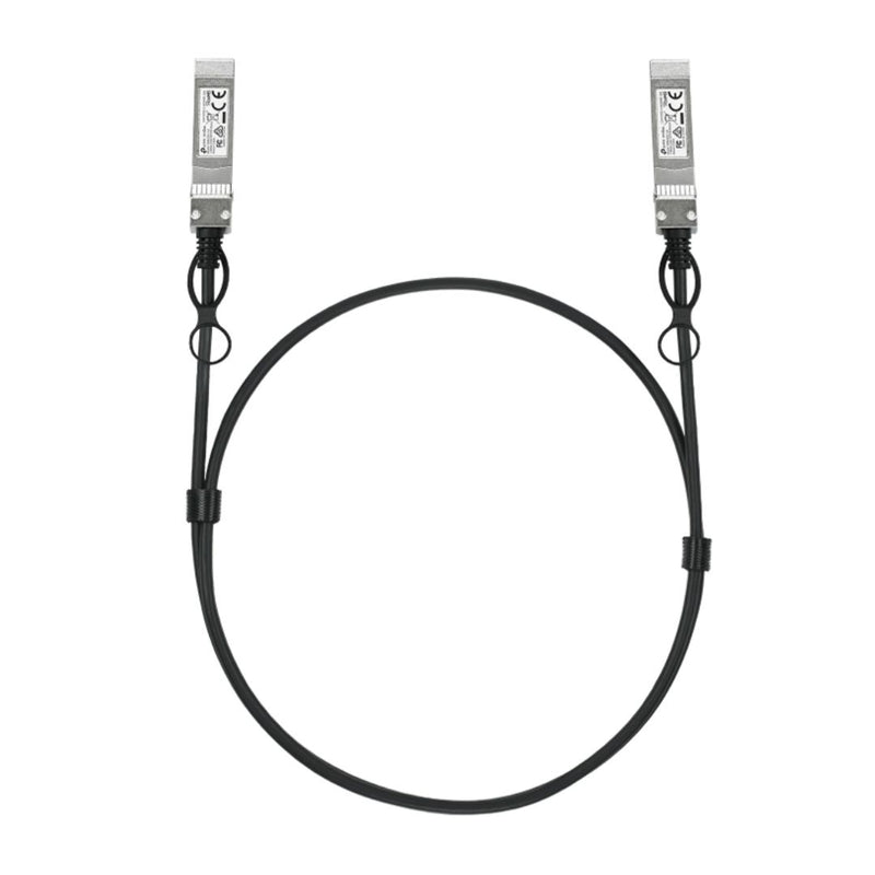 TP-Link SM6220-1M Omada 1 Meter 25G SFP28 Direct Attach Cable,  Up to 1 m Distance, Support data rate of 25Gbps and 10Gbps, Compatible with 25G SFP28