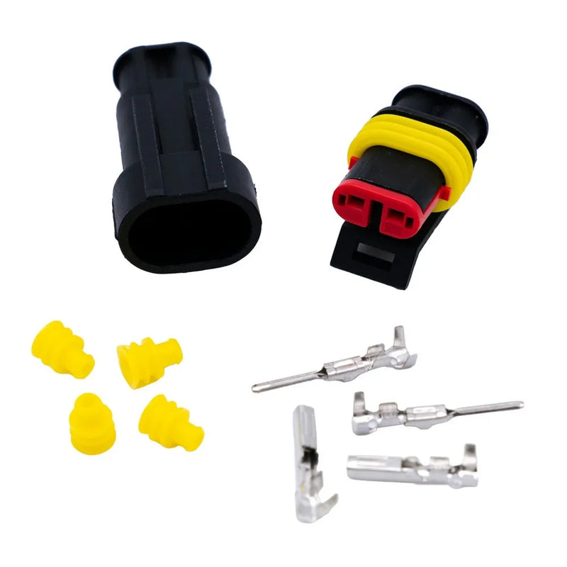 Automotive Waterproof FS Plug and Socket Set - 2 way